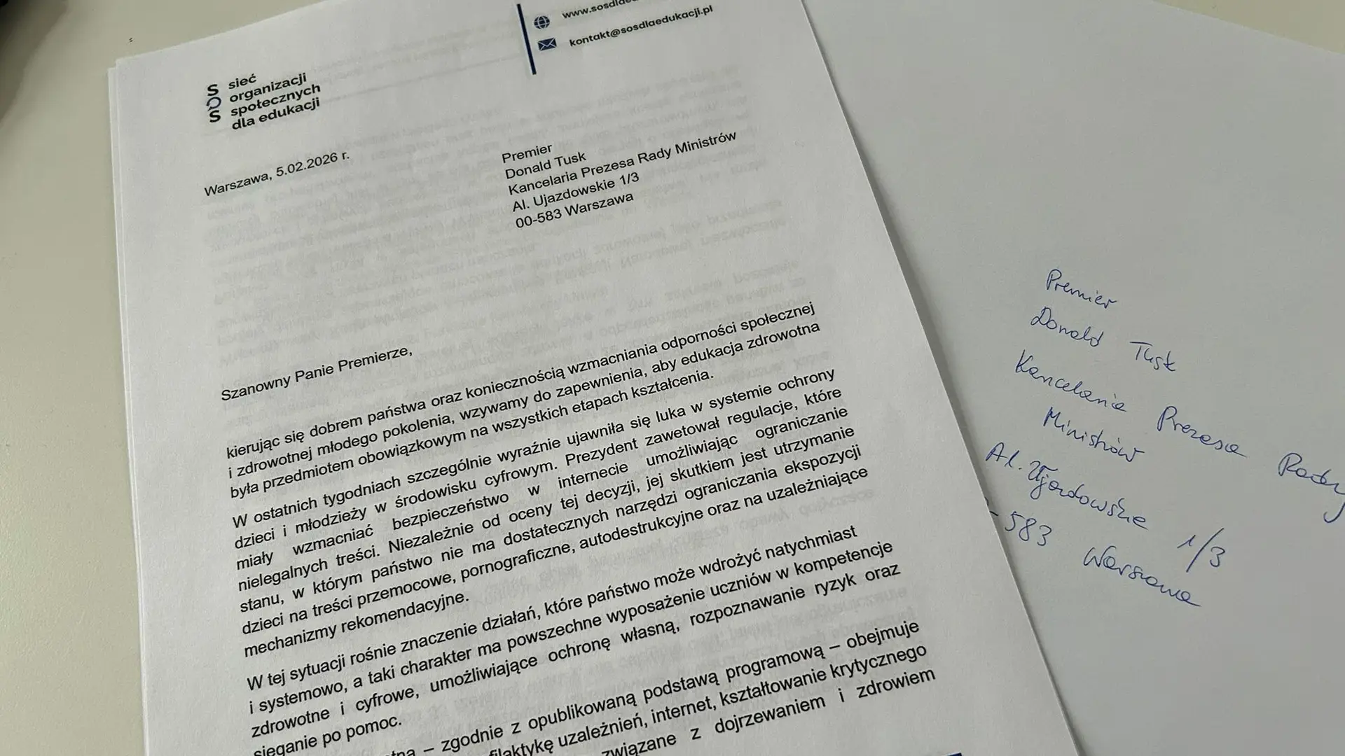 Apel o wprowadzenie obowiązkowej edukacji zdrowotnej w szkołach